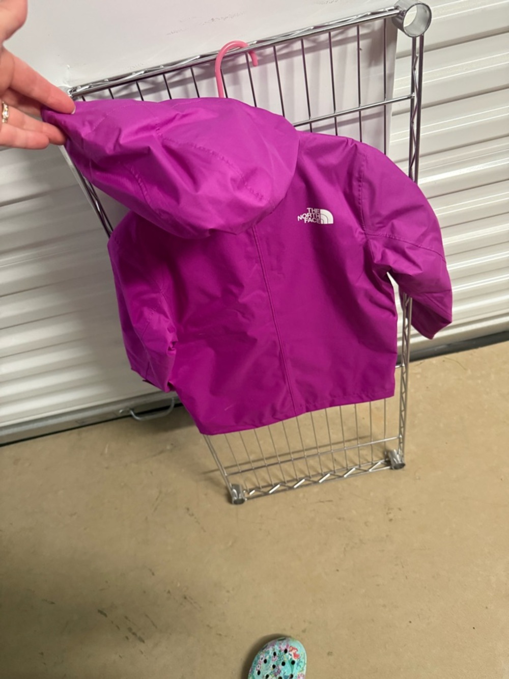 The North Face Girls 3-in-1 Jacket Pink Coat Puffer Rain Jacket Size XS (4) - Picture 5 of 6